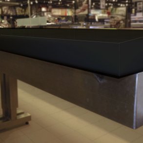 Slagte/skreblok Sort