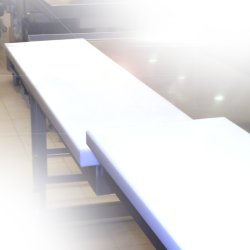 Slagte/skreblok Hvid 