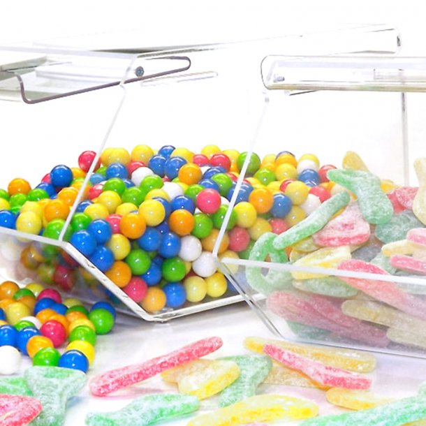 Slikboks i klar akryl