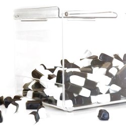 Slikboks i klar akryl