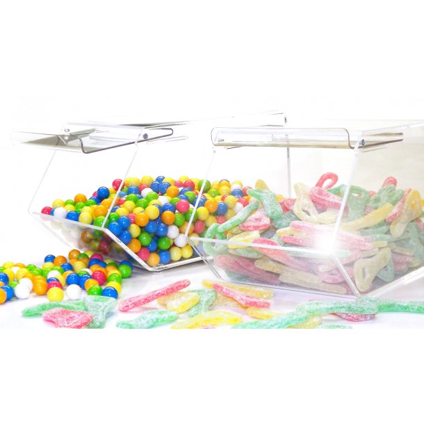 Slikboks i klar akryl