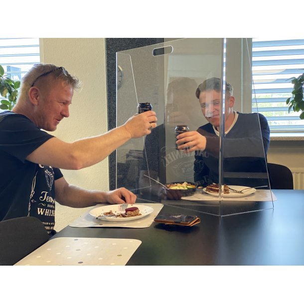 BESKYTTELSESSK�RM MED H�NDTAG - FLYTBAR CORONASK�RM 5mm tykkelse